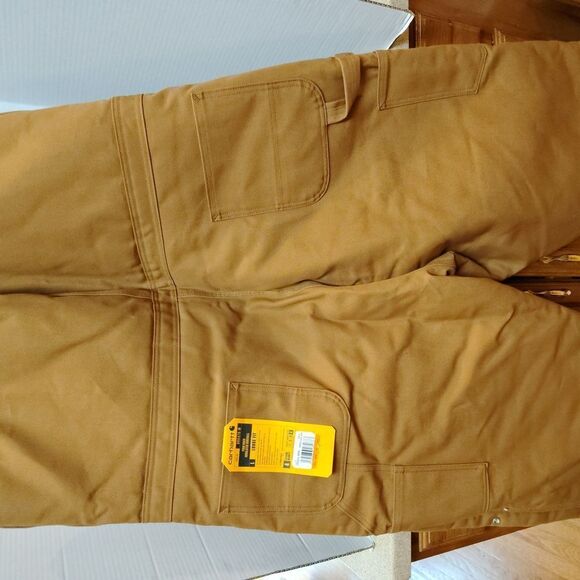 Men's Brown Workwear Overalls - Picture 6 of 7